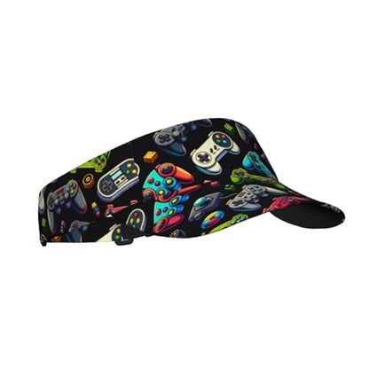 Unisex Adjustable Sports Sun Visor - color: Game