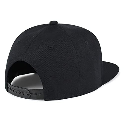 Smoking Monkey Hip-Hop Snapback Hat Embroidered Baseball Cap Wild Animal Funny - color: 04. Black