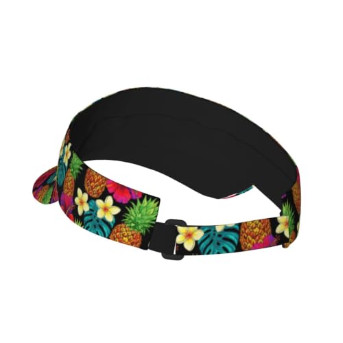 Leopard Print Sun Visor Hat Adjustable Sports Beach Cap for Men Women - color: 15