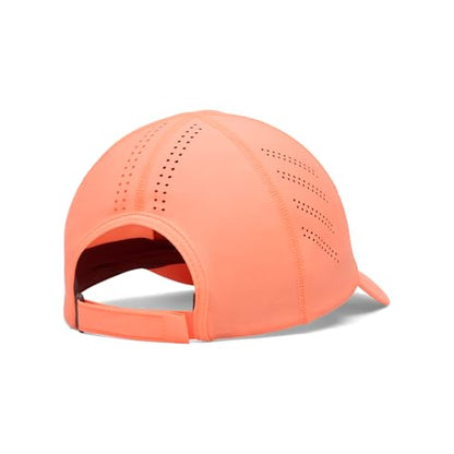 Under Armour Women's Iso-Chill Launch Run Adjustable Hat - color: (824) Electric Tangerine / Electric Tangerine / Reflective