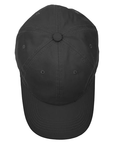 Gelante Cotton Twill Washed Unstructure Baseball Cap - Adjustable Blank Hat for Men Women - Wholesale Bulk Lot of 6 Pack - color: Solid Black