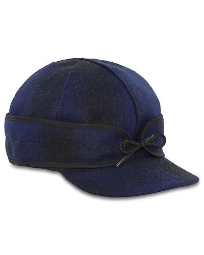 Stormy Kromer The Original Cap - color: Cobalt/Black, size: 6 7/8