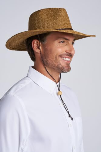 Unisex Sun Hat - UPF 50+ Sun Protection - Beach Comber - color: Brown, size: Large-X-Large