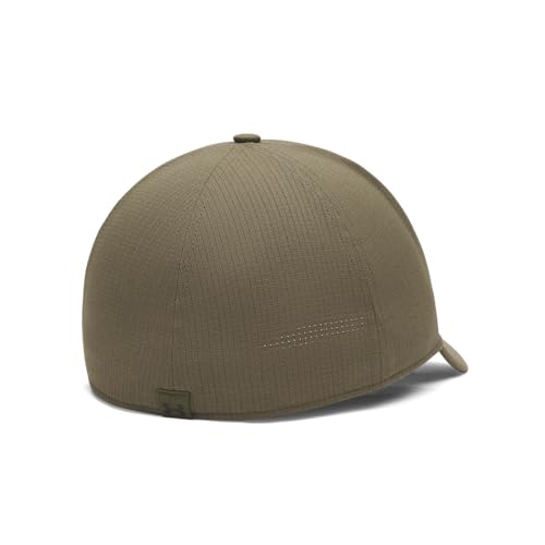Under Armour Iso-Chill ArmourVent Stretch Fit Hat - color: (391) Marine Od Green / / Black, size: Small-Medium