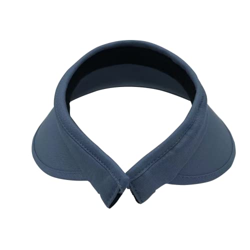 Cushees Cloth Covered Clip-On Visor [233] (Light Blue)