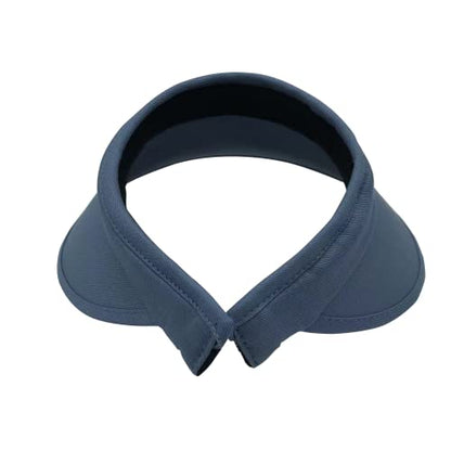 Cushees Cloth Covered Clip-On Visor [233] (Light Blue)