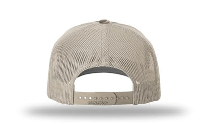 Richardson 112FP & 112PFP Classic Fit Five-Panel Snapback Trucker Cap |OSFM - color: Harvest Duck Camo/Light Tan