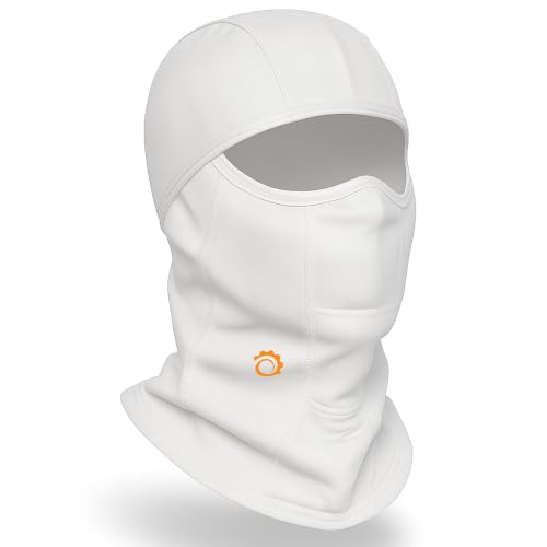 GearTOP Balaclava Ski Mask for Men and Women, Winter Motorcycle Face Mask - color: White