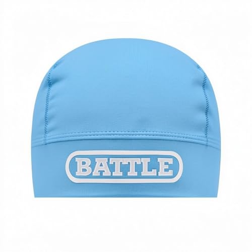 Battle Sports Pro Athletic Skull Cap - color: Columbia Blue