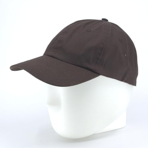 Heavy Washed Coated Canvas Wax-Look Adjustable Low Profile Men Women Baseball Cap - color: Unstructured Juniper Brown