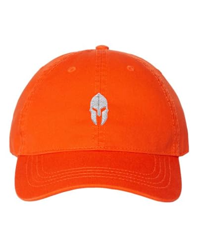 Go All Out Adult Spartan Warrior Helmet Embroidered Hat - color: Orange