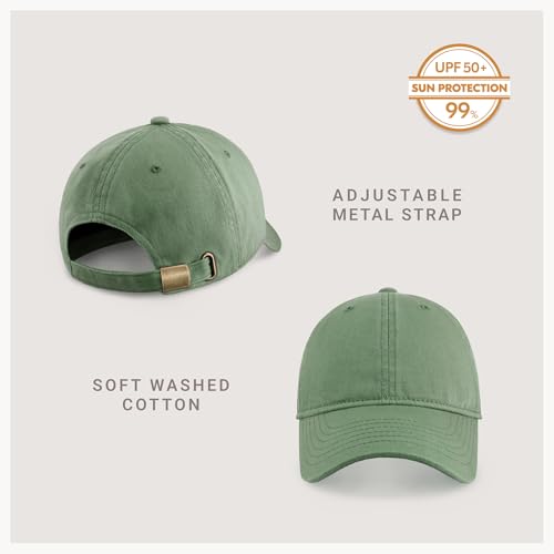 CHOK.LIDS Everyday Premium Cotton Dad Hat Adjustable Baseball Cap Unisex - color: Green Tea