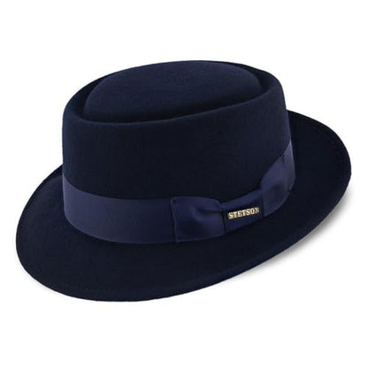 Stetson Cranston Men's Wool Dress Hat - color: Navy, size: Small