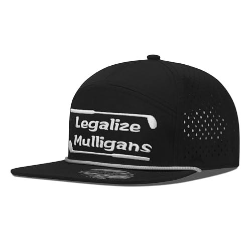 Funny Golf Hats,Funny Golf Gifts for Men,Golf Rope Hat for Men - color: 1.black-1
