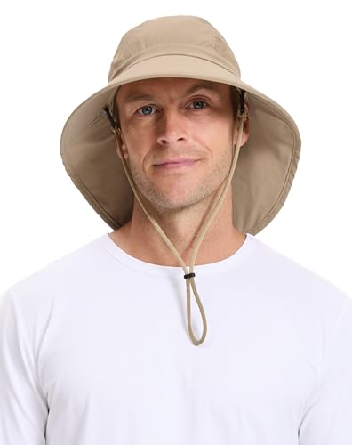 Solbari Unisex Trekker Sun Hat UPF 50+ - color: Beige, size: Small-Medium