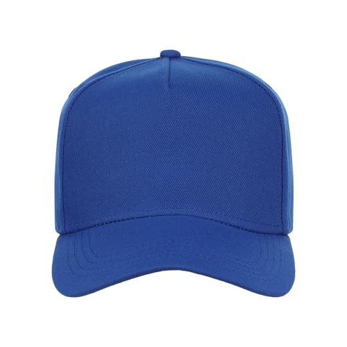 Lids Blank Hook Shot A-Frame Adjustable Snapback Hat – Breathable Mesh & Lightweight | Curved Bill | One Size Fits Most - color: Royal Blue