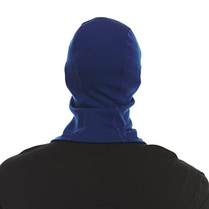 100% Merino Wool - Heavyweight Balaclava - Cold Weather Ski Face Mask - color: Navy Blue