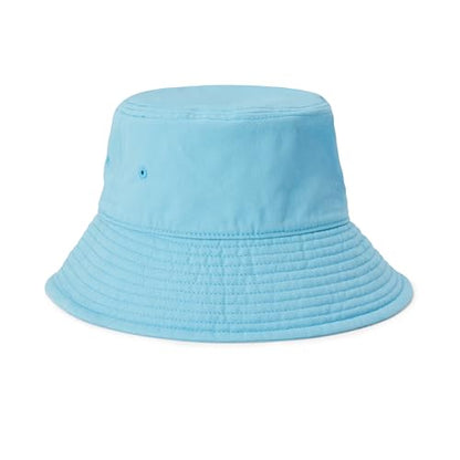 Amazon Essentials Women's Washed Cotton Bucket Hat - color: Light Blue, size: Small-Medium