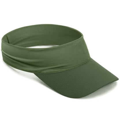 ROYBENS Cooling Visor Hat Women Men, Elastic Headband Sun Visor Golf Cap - color: Army Green