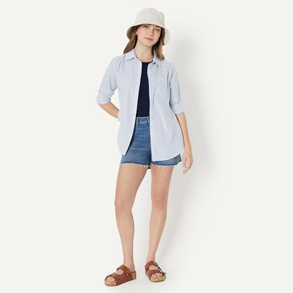 Amazon Essentials Women's Washed Cotton Bucket Hat - color: Ecru, size: Large-X-Large