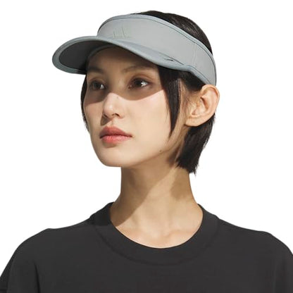 adidas Womens Superlite 3 Visor Casual - Black - color: Wonder Sage Green/3