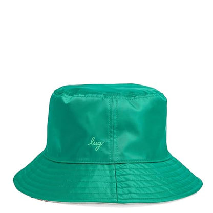 Lug Canopy Bucket Hat - color: Kelly Green/Bouquet Cream