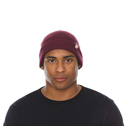 Minus33 Merino Wool Everyday Knit Wool Beanie - color: Burgundy