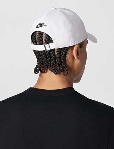 Nike Unisex Adult Club Unstructured Just Do It Cap Hat | Mens and Womens - color: Midnight Navy/White/White, size: Medium-Large