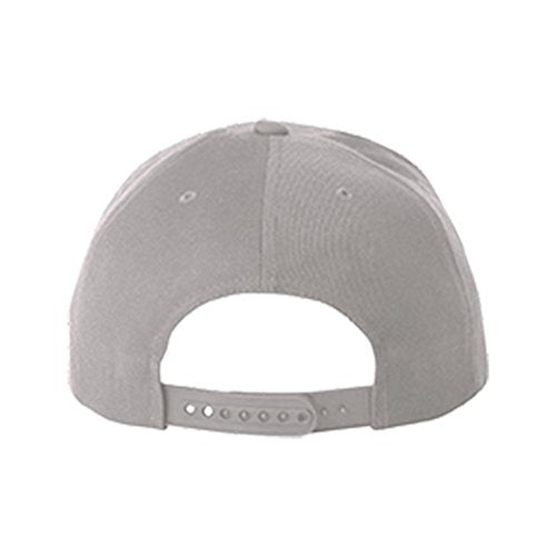 Custom Flat Brim Snapback Cap Cross Black Faith Jesus Christ Christian - color: Silver
