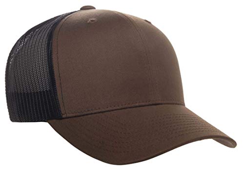 Yupoong Yp Classics Retro Trucker Cap - color: Coyote Brown/Black, size: One Size, style: Single
