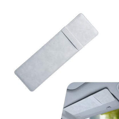 Car Sun Visor Extender, Adjustable Anti-Glare Sunshade Extension Attachment, Clip-On UV Rays Blocker Windshield Sun Blocker, Safe Driving Auto Accessory, Protect Driver Passenger from Sunlight (Gray) - color: Gray
