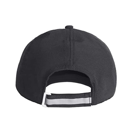 HH HOFNEN Women Quick Drying Baseball Cap Sun Hat Unstructured Golf Hat - color: #1 Black+dark Pink