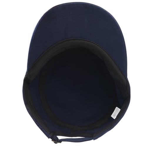 Army Cadet Cap for Men Women Military Flat Top Cap Baseball Caps - color: Navy Blue