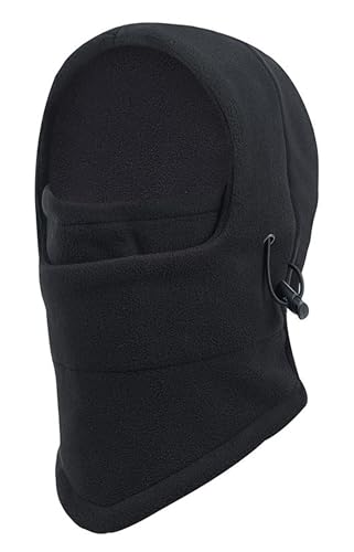 Kids Winter Hats Balaclavas Headwear Fleece Beanie Trooper Cute and Plush Warm Hat for Boys Girls 3-10T - color: Winter Warm Black