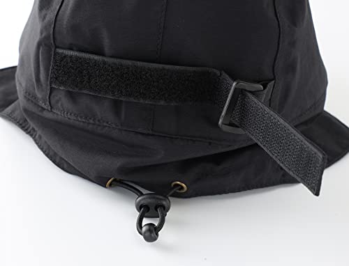 Connectyle Men's Water-Resistant Winter Hat Reflective Fleece Lined Earflap Cap Warm Baseball Sports Hat - color: Black