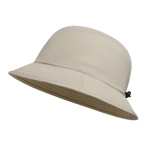 BASSDASH UPF50+ Fishing Bucket Hat for Men Women Lightweight Water Resistant Packable Outdoor Summer Sun Hats FH13 - color: Light Khaki