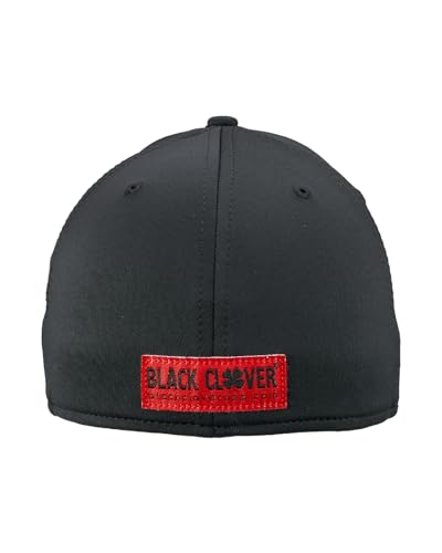 Black Clover Premium Flex Cap - color: 24 - Black Hat/3d Red Clover, size: Small-Medium