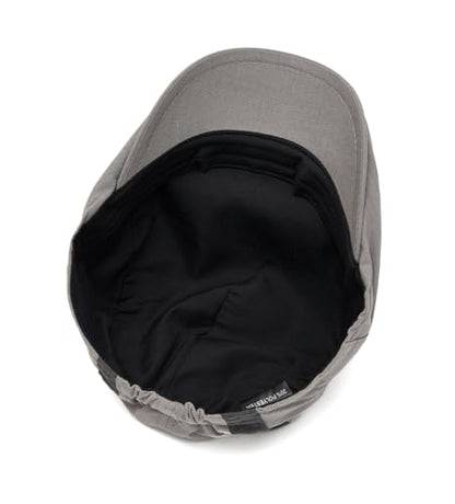 QHFHULV Newsboy Cap for Men Cotton Flat Gatsby Ivy Golf Cabbie Driving Hat - color: Color Block Green