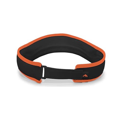 Pacific Headwear Unisex Adult Pacific Headwear Lite Allsport Active Visor - color: Black/Orange