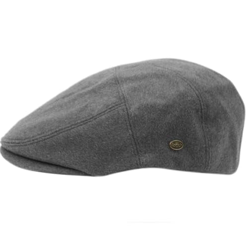EPOCH Men's Contemporary Winter Wool Newsboy Ivy Hat - color: Iv6063gray, size: Large-X-Large