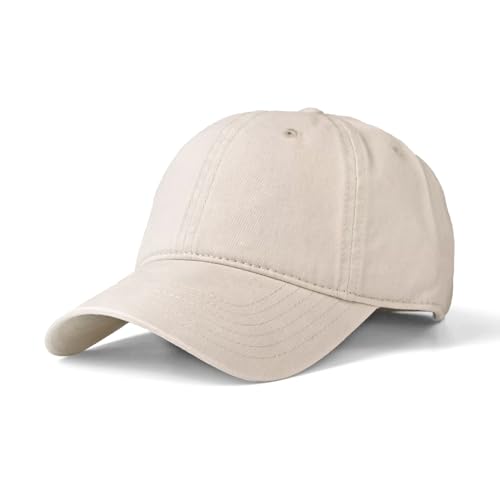 Mommy Jennie Unisex Vintage Washed Distressed Baseball-Cap Twill Adjustable Dad-Hat - color: A33-beige