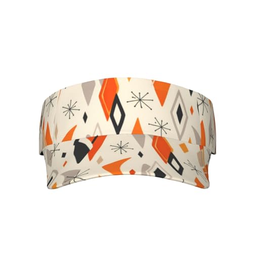 Unisex Adjustable Sports Sun Visor - color: Retro