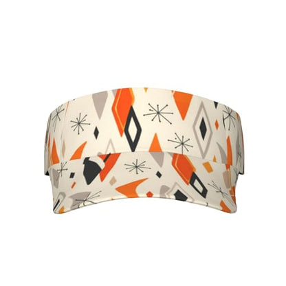 Unisex Adjustable Sports Sun Visor - color: Retro