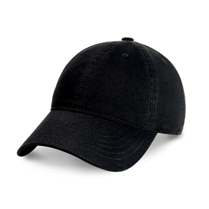 CHOK.LIDS Everyday Premium Cotton Dad Hat Adjustable Baseball Cap Unisex - color: Black