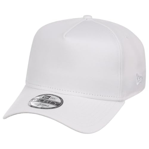 New Era 9FORTY A-Frame Snapback – Blank Custom Cap with Performance Fit from the Icon of Sports and Streetwear Culture - color: White