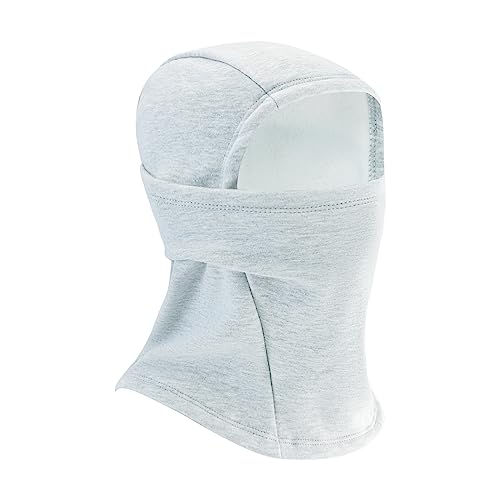 BAVST Toddler Boys Winter Balaclava Hat Windproof Kids Warm Ski Full Face Cover Baby Girls Cold Weather Snow Hat - color: A-light Grey, size: 2-8 Years
