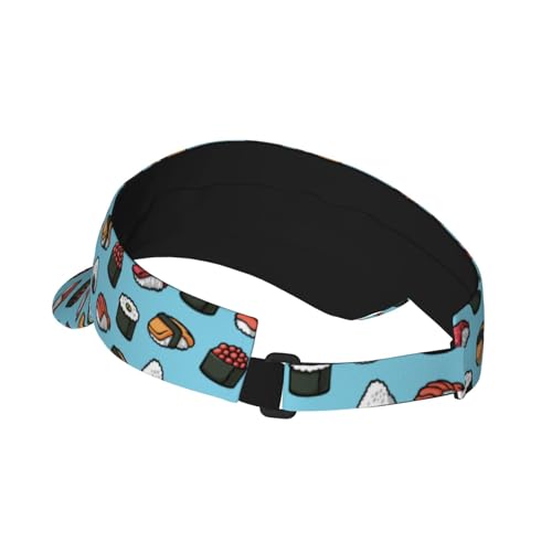 Unisex Adjustable Sports Sun Visor - color: Sushi