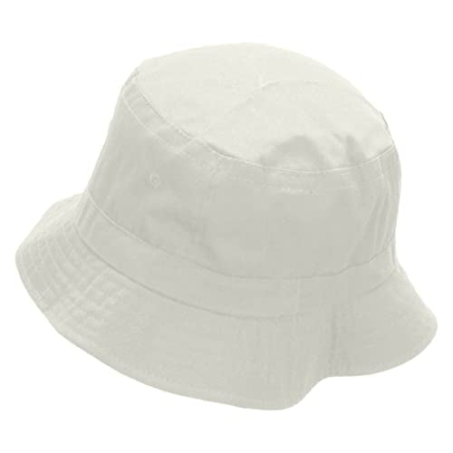 e4Hats.com 305 Embroidered Bucket Hat - color: White