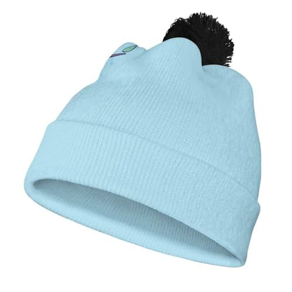 Girls Boys Winter Warm Knit Beanie Pompom Elasticity Slouchy Hat Skull Caps for Childrens - color: Cute Koala