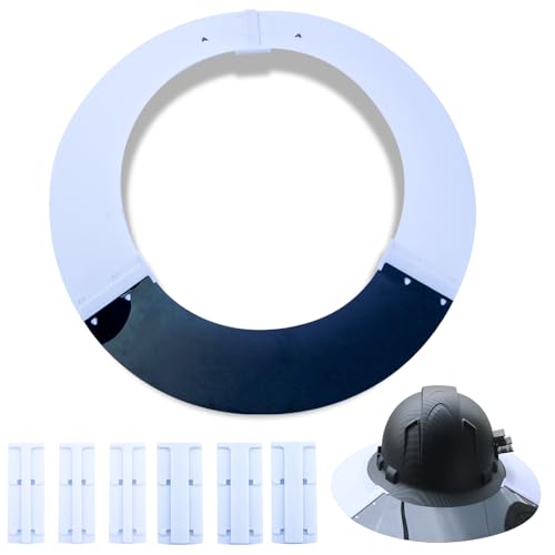 Hard Hat Sun Shade Compatible with Standard V-Gard Full Brim Attachment, Provides Enhanced Protection from the Sun and Heat,for Men and Women Working Outdoors